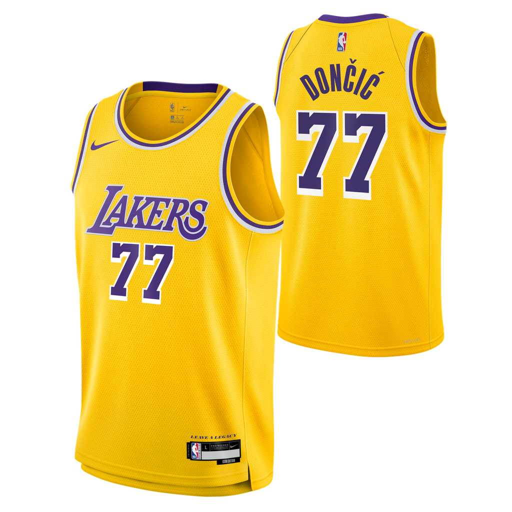 Los Angeles Lakers Luka Dončić Nike Youth Swingman Jersey - Icon Edition - Gold