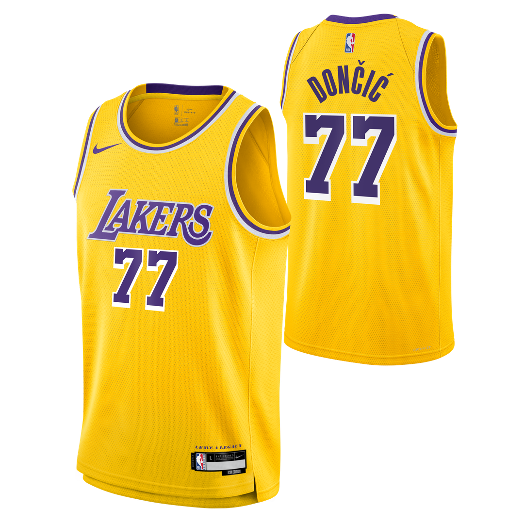 Los Angeles Lakers Luka Dončić Nike Youth Swingman Jersey - Icon Edition - Gold