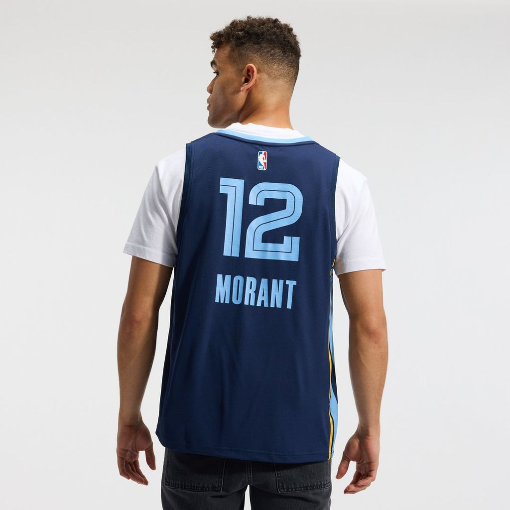 Memphis Grizzlies Ja Morant Fanatics Fast Break Replica Player Jersey - Icon Edition - Navy