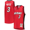 Miami Heat Dwyane Wade Mitchell & Ness Youth 2005/06 Hardwood Classics Swingman Jersey - Red
