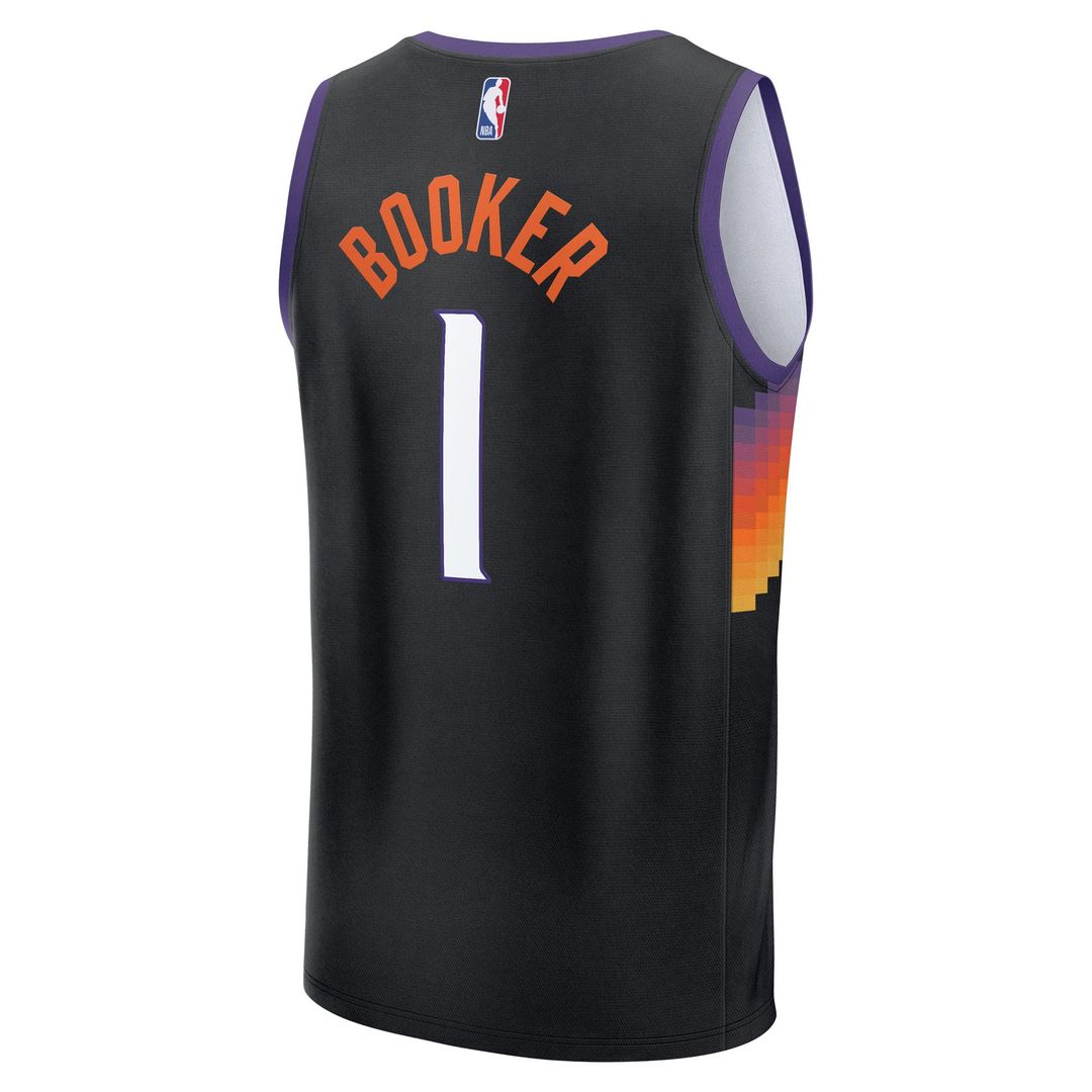 Phoenix Suns Devin Booker Fanatics 2025/26 City Edition Fast Break Jersey - Black