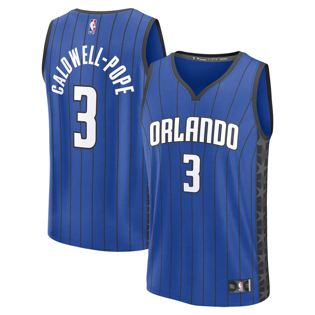 Orlando Magic Kentavious Caldwell - Pope Fanatics Fast Break Replica Player Jersey - Statement Edition - Blue