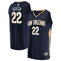 New Orleans Pelicans Derik Queen Fanatics Fast Break Replica Jersey - Navy - Icon Edition