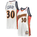Golden State Warriors Stephen Curry Mitchell & Ness 2009/10 Hardwood Classics Authentic Jersey - White