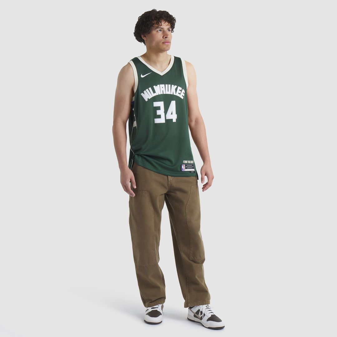 Milwaukee Bucks Giannis Antetokounmpo Nike Unisex Swingman Jersey - Association Edition - White