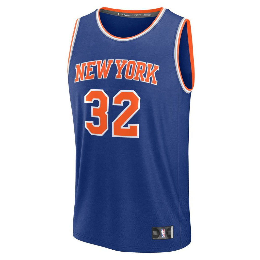 New York Knicks Karl - Anthony Towns Fanatics Youth Fast Break Replica Player Jersey - Blue - Icon Edition