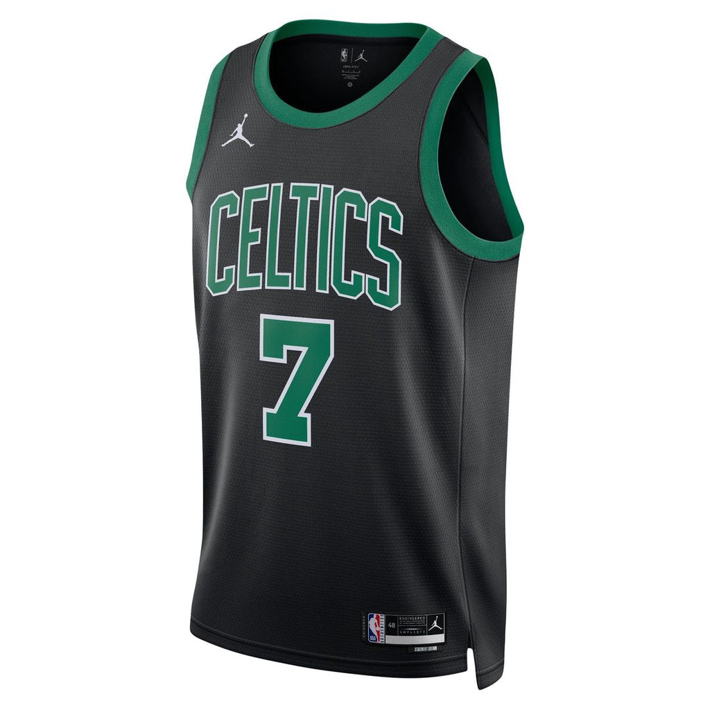 Boston Celtics Jaylen Brown Jordan Brand Unisex Swingman Jersey - Statement Edition - Black