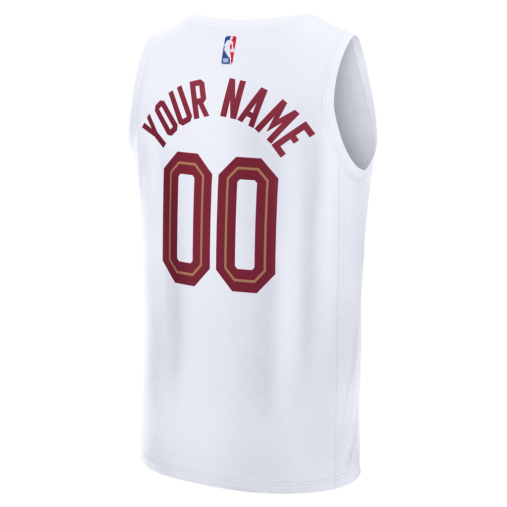 Cleveland Cavaliers Fanatics Youth Fast Break Custom Jersey - Statement Edition - Black