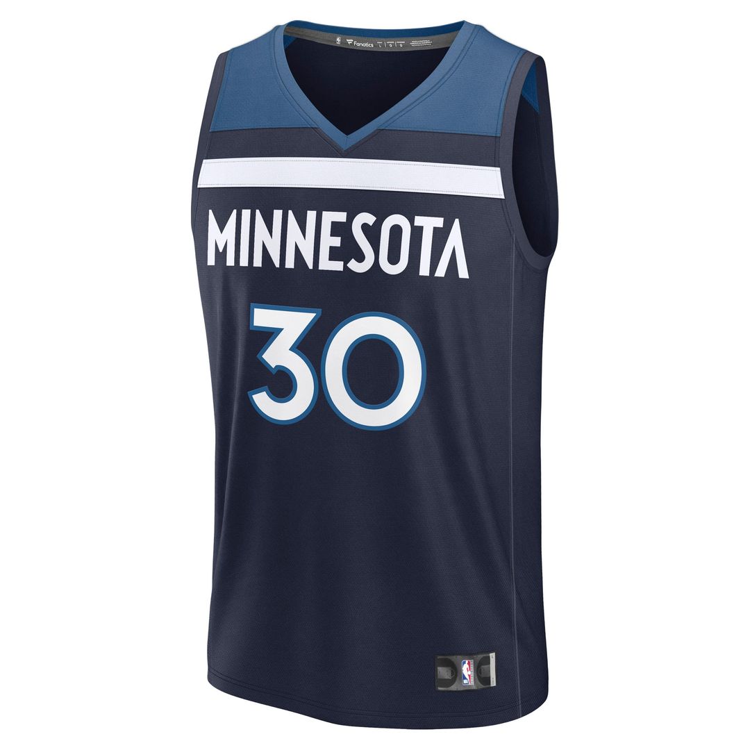 Minnesota Timberwolves Julius Randle Fanatics Fast Break Replica Player Jersey - Icon Edition - Navy