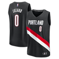 Portland Trail Blazers Damian Lillard Fanatics Youth Fast Break Replica Jersey - Black - Icon Edition