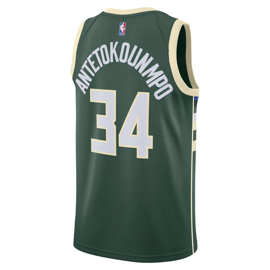 Milwaukee Bucks Giannis Antetokounmpo Nike Unisex Swingman Jersey - Association Edition - White