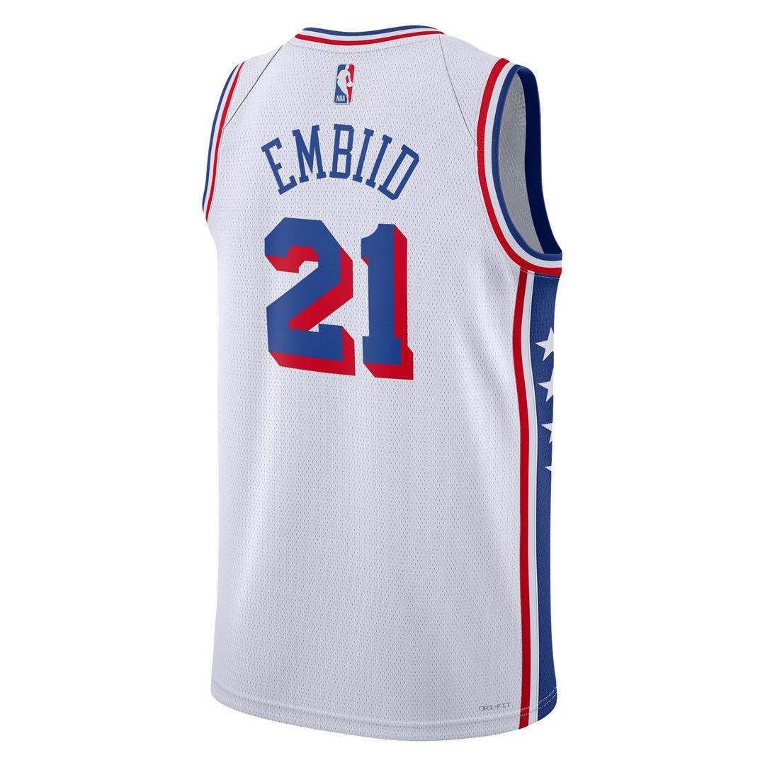 Philadelphia 76ers Joel Embiid Nike Unisex Swingman Jersey - Icon Edition - Royal