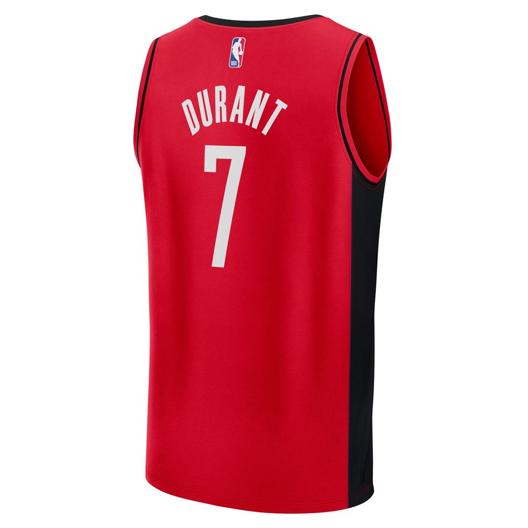 Houston Rockets Kevin Durant Fanatics Youth Fast Break Replica Player Jersey - Icon Edition - Red
