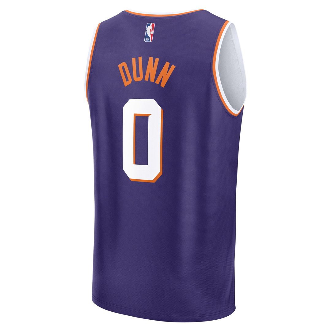 Phoenix Suns Ryan Dunn Fanatics Youth 2024 NBA Draft Fast Break Player Jersey - Icon Edition - Purple