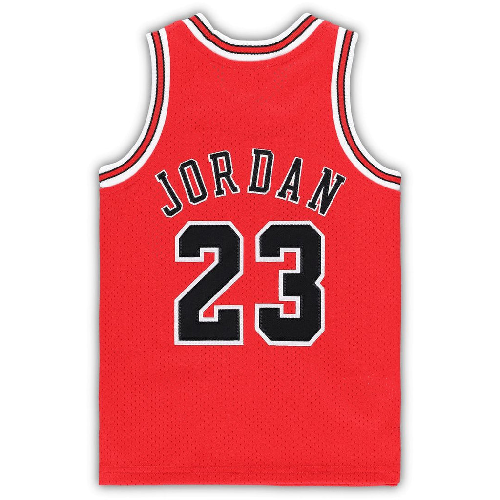 Chicago Bulls Michael Jordan Mitchell & Ness Toddler 1997/98 Hardwood Classics Authentic Jersey - Red
