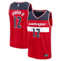 Washington Wizards Tre Johnson III Fanatics 2025 NBA Draft First Round Pick Fast Break Replica Jersey - Icon Edition - Red