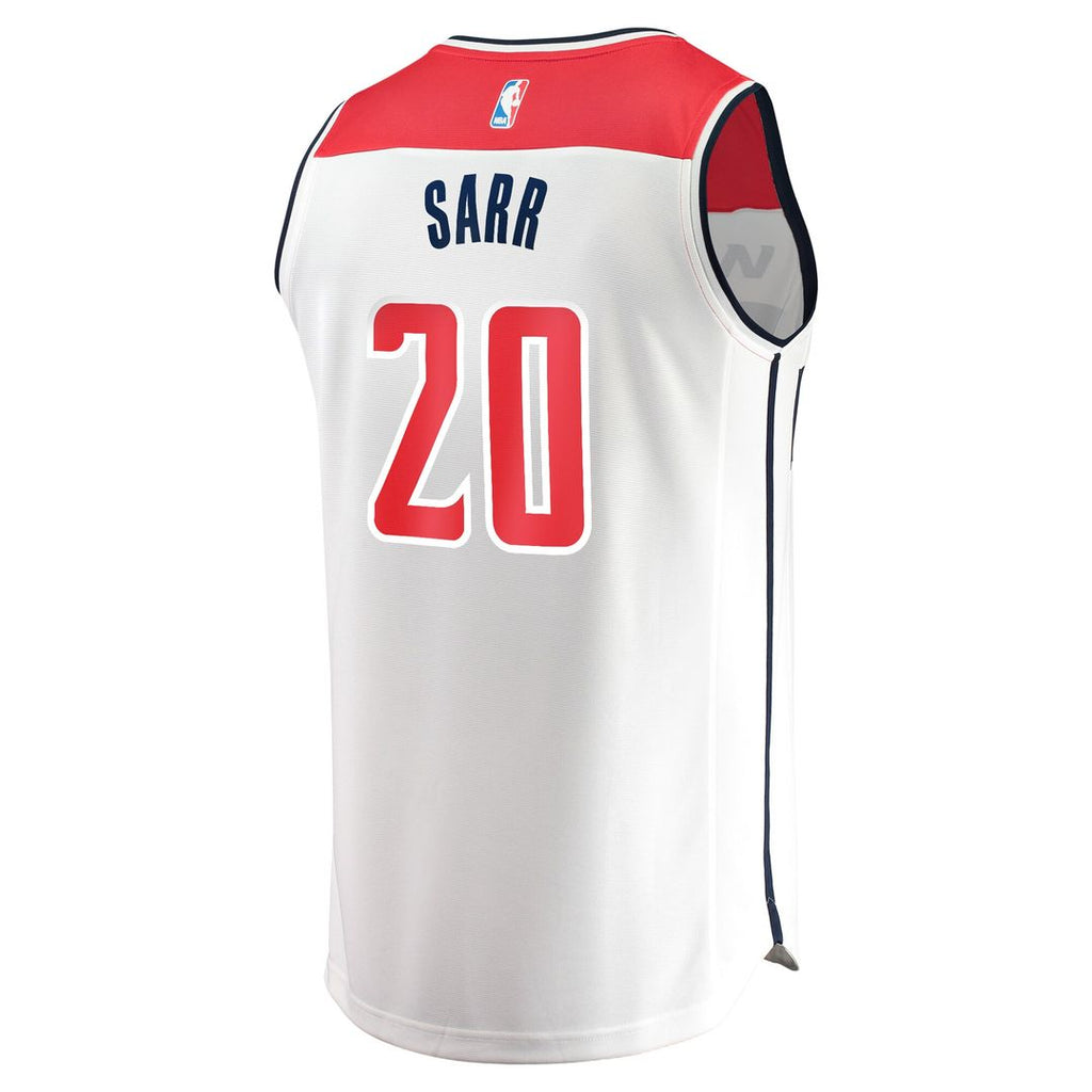 Washington Wizards Alexandre Sarr Fanatics Youth Fast Break Replica Player Jersey - Association Edition - White