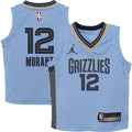 Memphis Grizzlies Ja Morant Jordan Brand Preschool 2022/23 Statement Edition Jersey - Light Blue