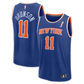 New York Knicks Jalen Brunson Fanatics Youth 2026 NBA Finals Champions Fast Break Replica Jersey - Icon Edition - Blue