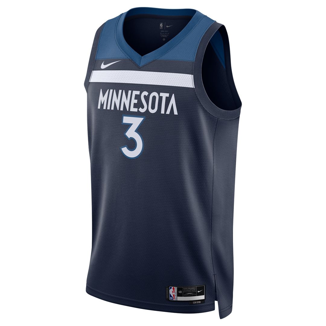 Minnesota Timberwolves Jaden McDaniels Nike Unisex Swingman Player Jersey - Icon Edition - Navy