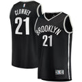 Brooklyn Nets Noah Clowney Fanatics Youth Fast Break Replica Jersey - Icon Edition - Black