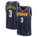 Denver Nuggets Julian Strawther Fanatics Fast Break Replica Player Jersey - Icon Edition - Navy