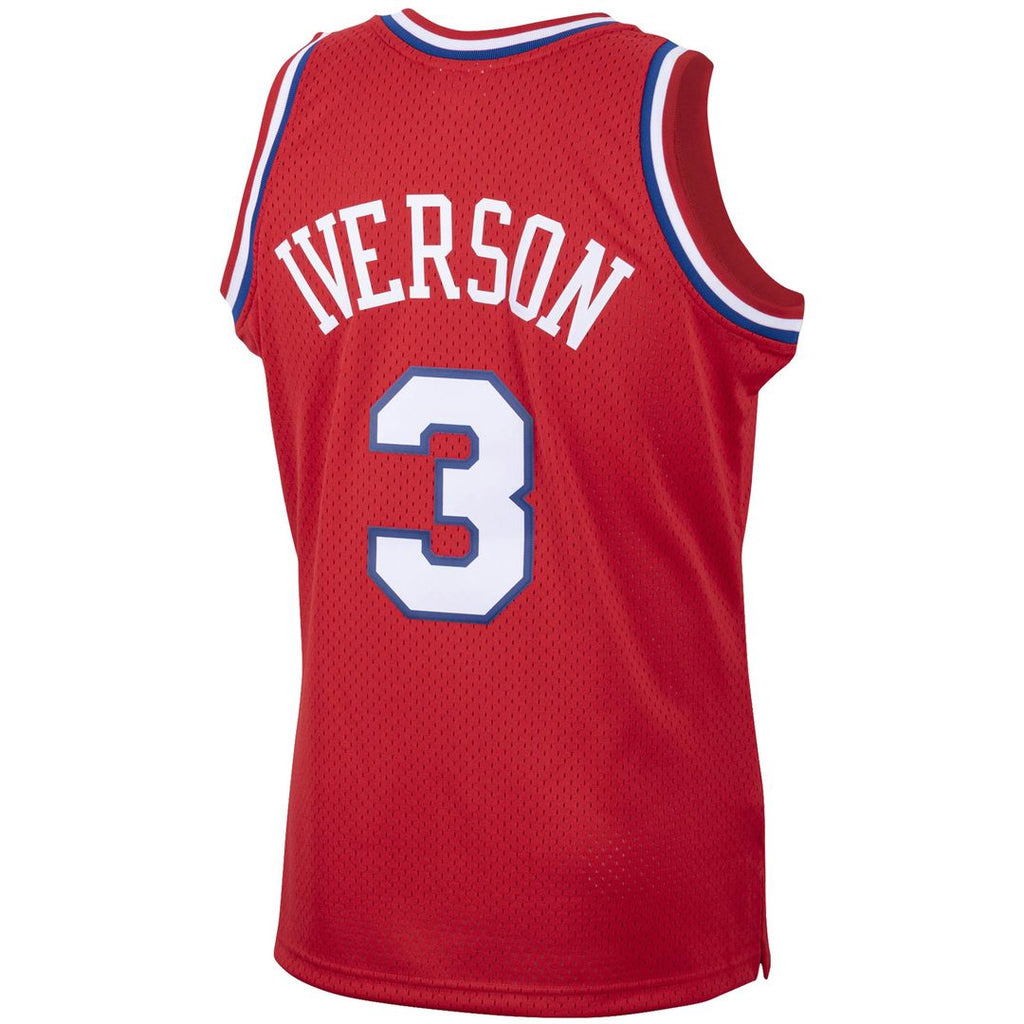 Philadelphia 76ers Allen Iverson Mitchell & Ness 2002/03 Hardwood Classics Swingman Jersey - White