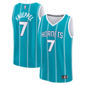 Charlotte Hornets Kon Knueppel Fanatics 2025 NBA Draft First Round Pick Fast Break Replica Jersey - Icon Edition - Teal