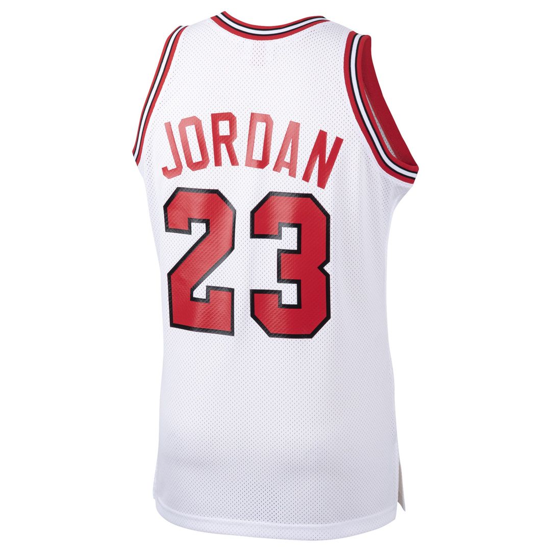 Chicago Bulls Michael Jordan Mitchell & Ness 1984/85 Hardwood Classics Rookie Authentic Jersey - White