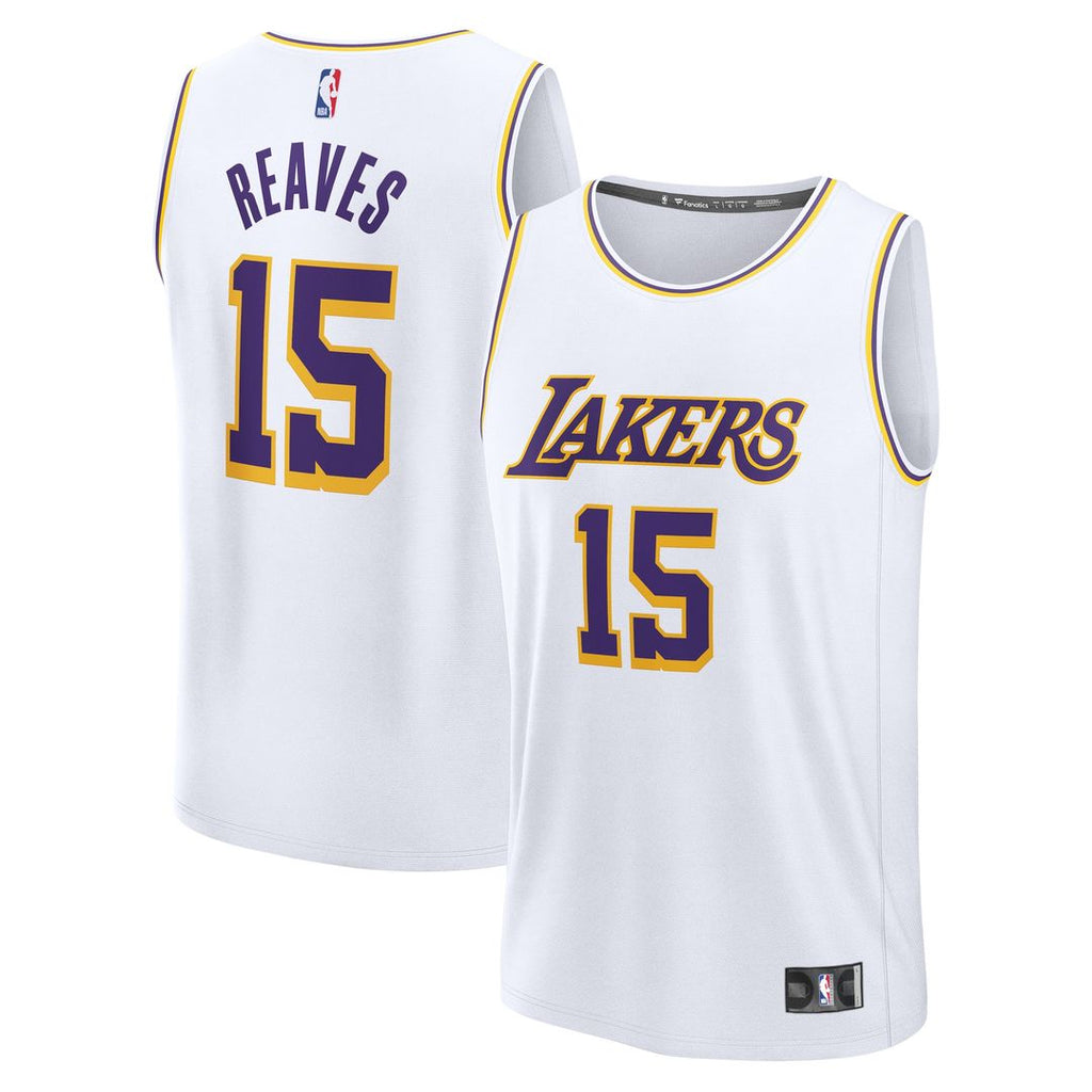 Los Angeles Lakers Austin Reaves Fanatics Fast Break Replica Player Jersey - Association Edition - White