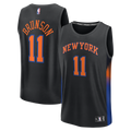 New York Knicks Jalen Brunson Fanatics Youth Fast Break Jersey - Statement Edition - Black