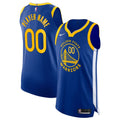 Golden State Warriors Nike 2020/21 Authentic Custom Jersey Blue - Icon Edition