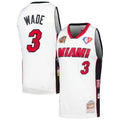 Miami Heat Dwyane Wade Mitchell & Ness Unisex Hall of Fame Class of 2023 Throwback Swingman Jersey - White