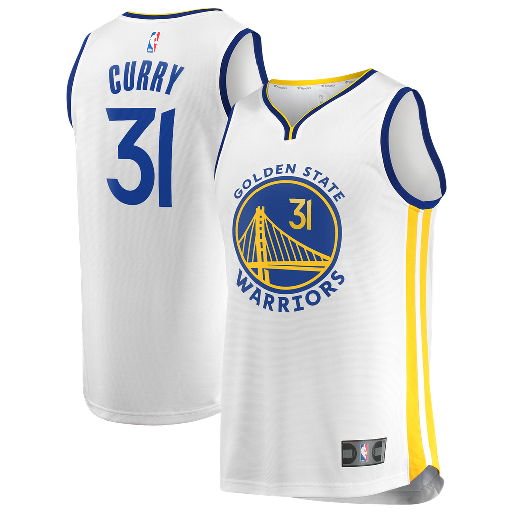 Golden State Warriors Seth Curry Fanatics Fast Break Replica Jersey - White - Association Edition