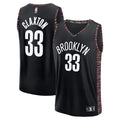 Brooklyn Nets Nic Claxton Fanatics 2025/26 City Edition Fast Break Jersey - Black