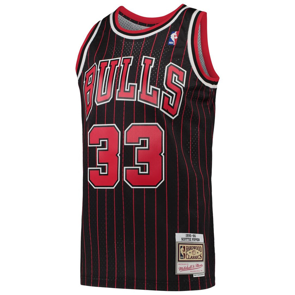 Chicago Bulls Scottie Pippen Mitchell & Ness Hardwood Classics Swingman Jersey - Black