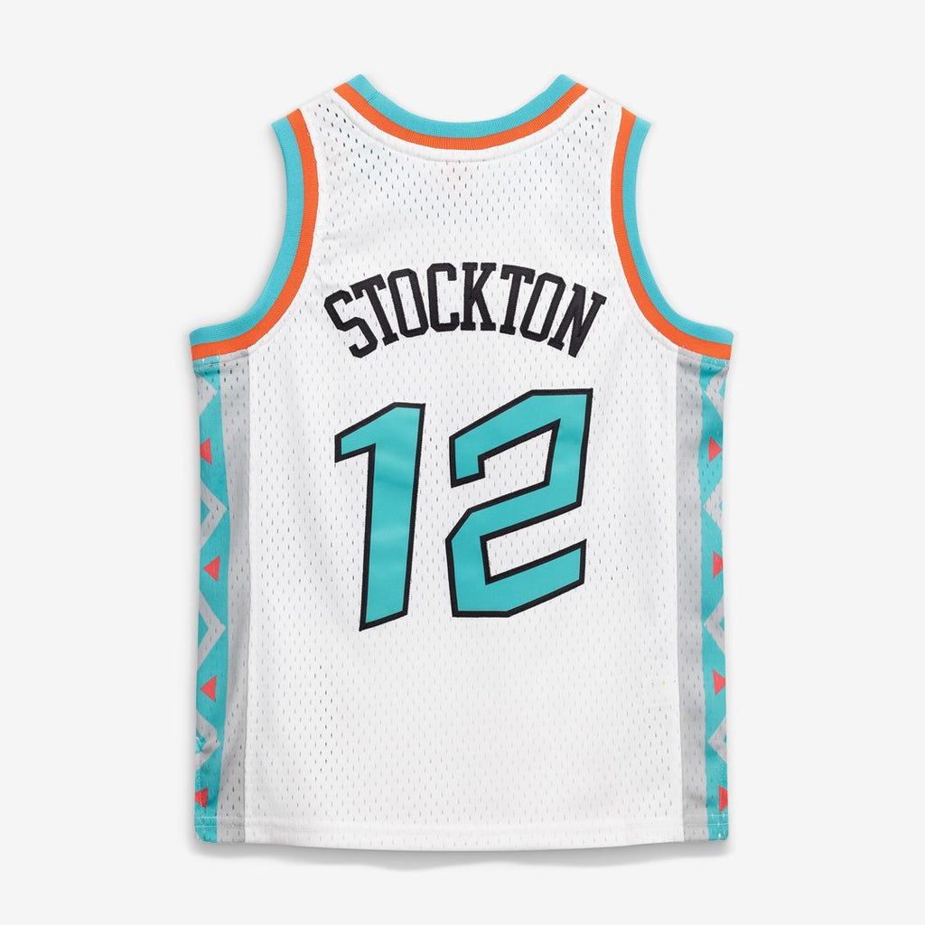John Stockton 1996 NBA All - Star Game Mitchell & Ness Youth Hardwood Classics Swingman Jersey - White