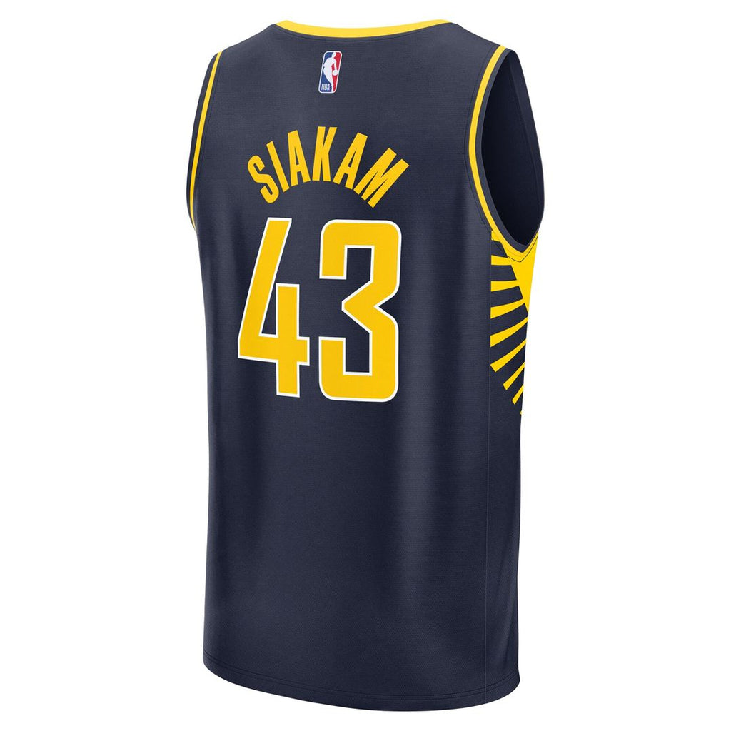 Indiana Pacers Pascal Siakam Fanatics Youth Fast Break Player Jersey - Icon Edition - Navy