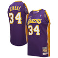 Los Angeles Lakers Shaquille O'Neal Mitchell & Ness 2000 NBA All - Star Game Authentic Jersey - Purple