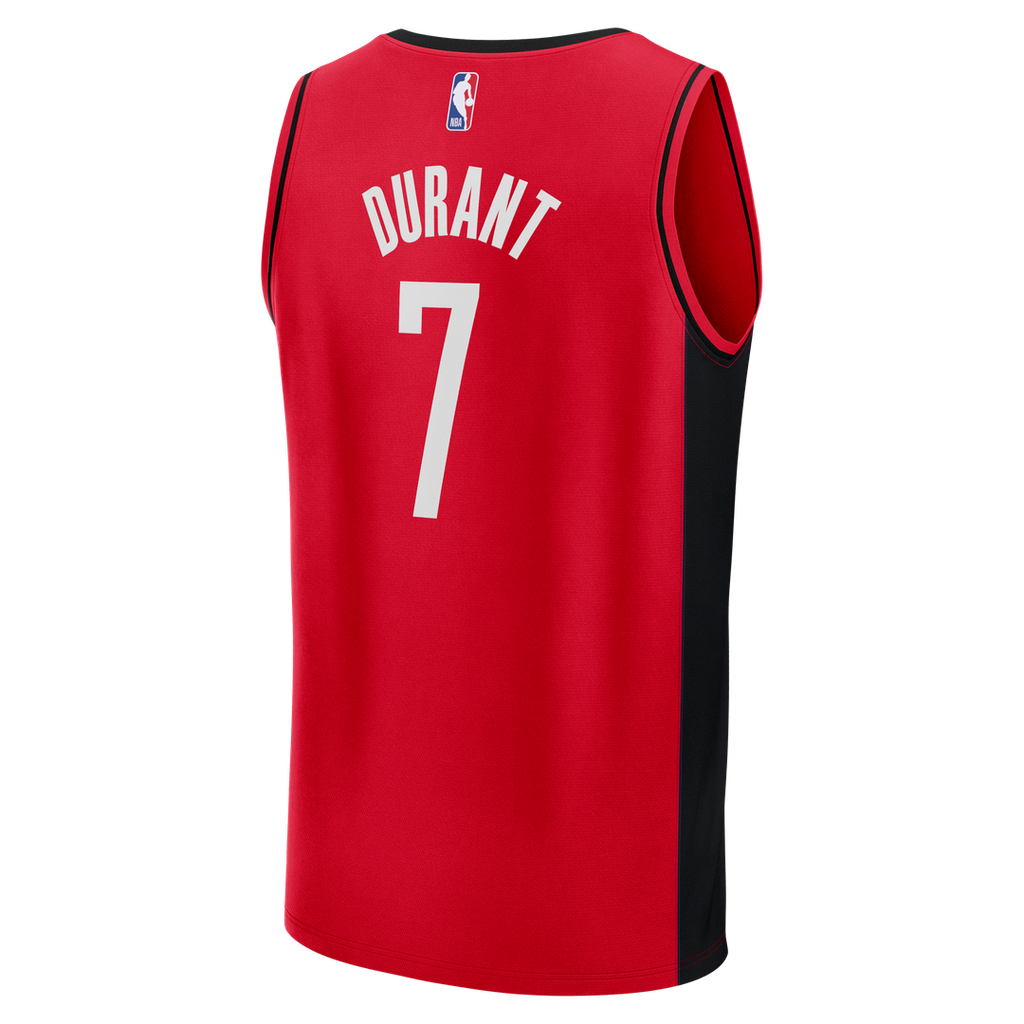 Houston Rockets Kevin Durant Fanatics Youth Fast Break Jersey - Icon Edition - Red