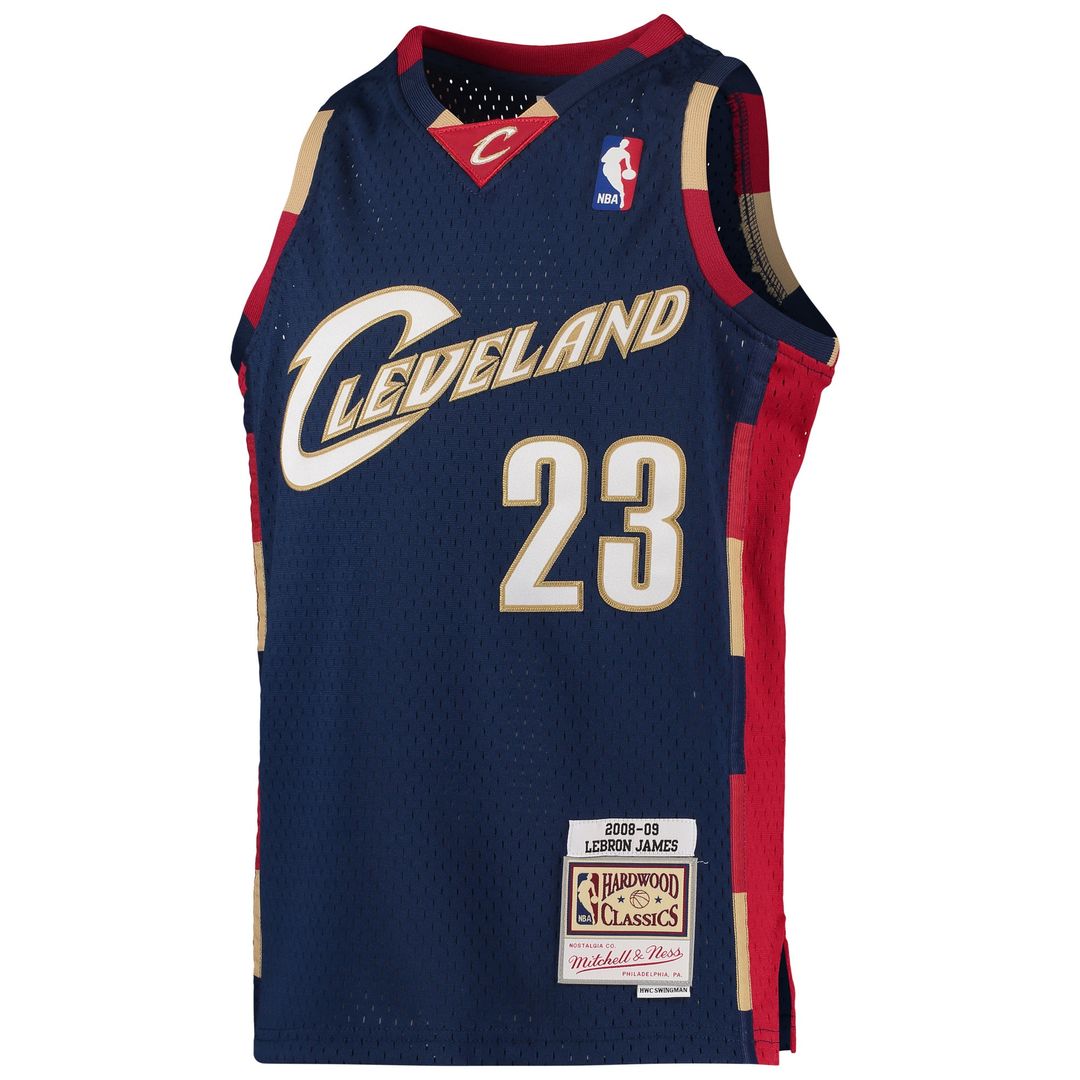 Cleveland Cavaliers LeBron James Mitchell & Ness Youth 2003 - 04 Hardwood Classics Swingman Jersey - Wine