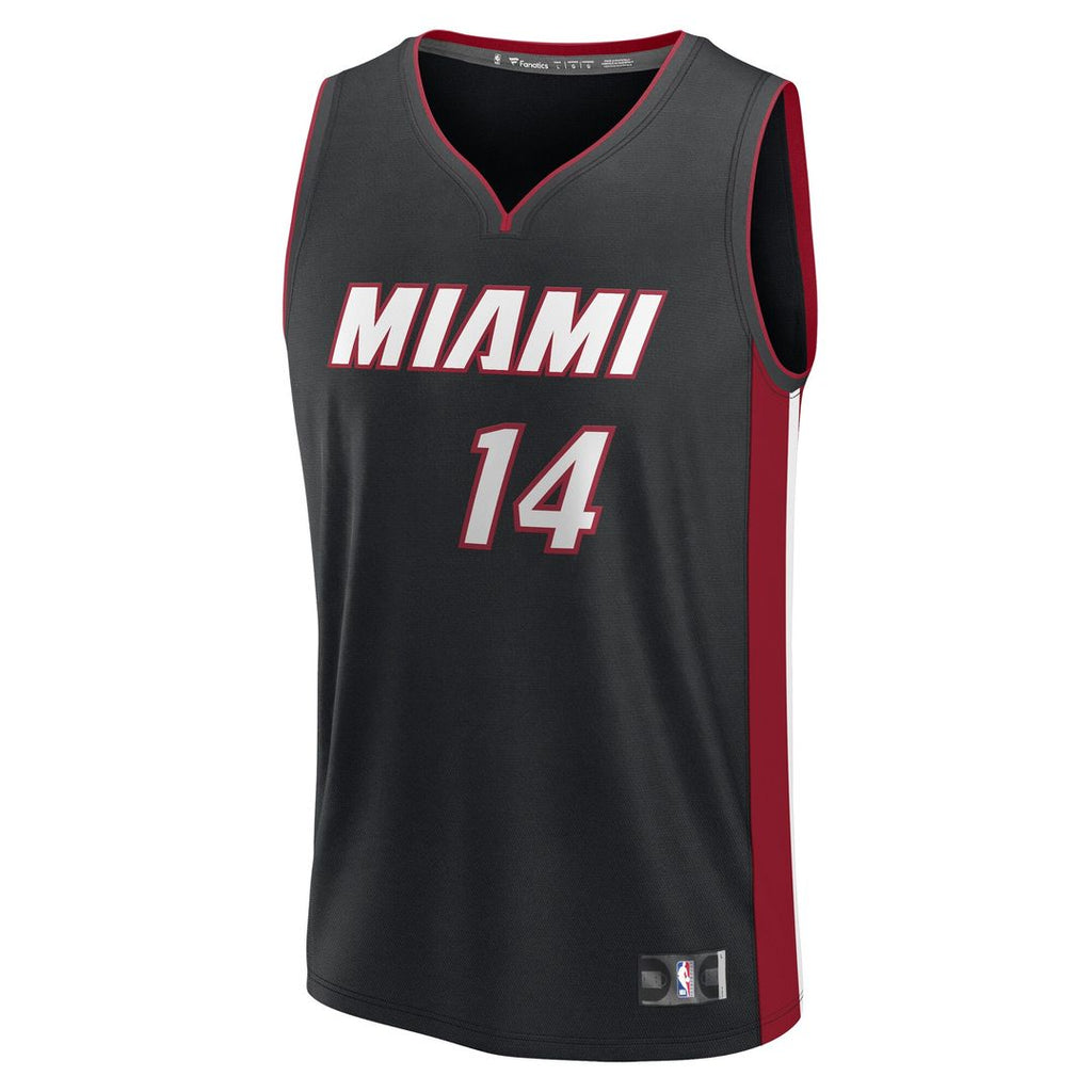 Miami Heat Tyler Herro Fanatics Youth Fast Break Replica Player Jersey - Black - Icon Edition