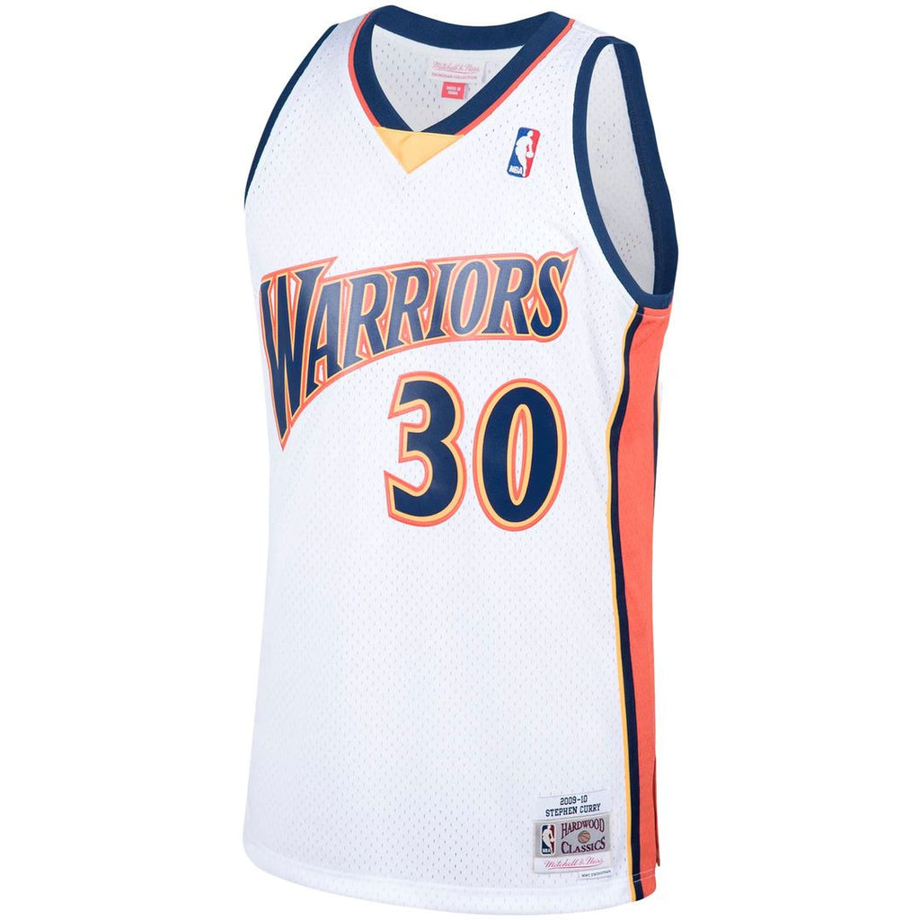 Golden State Warriors Stephen Curry Mitchell & Ness Hardwood Classics Swingman Jersey - Orange