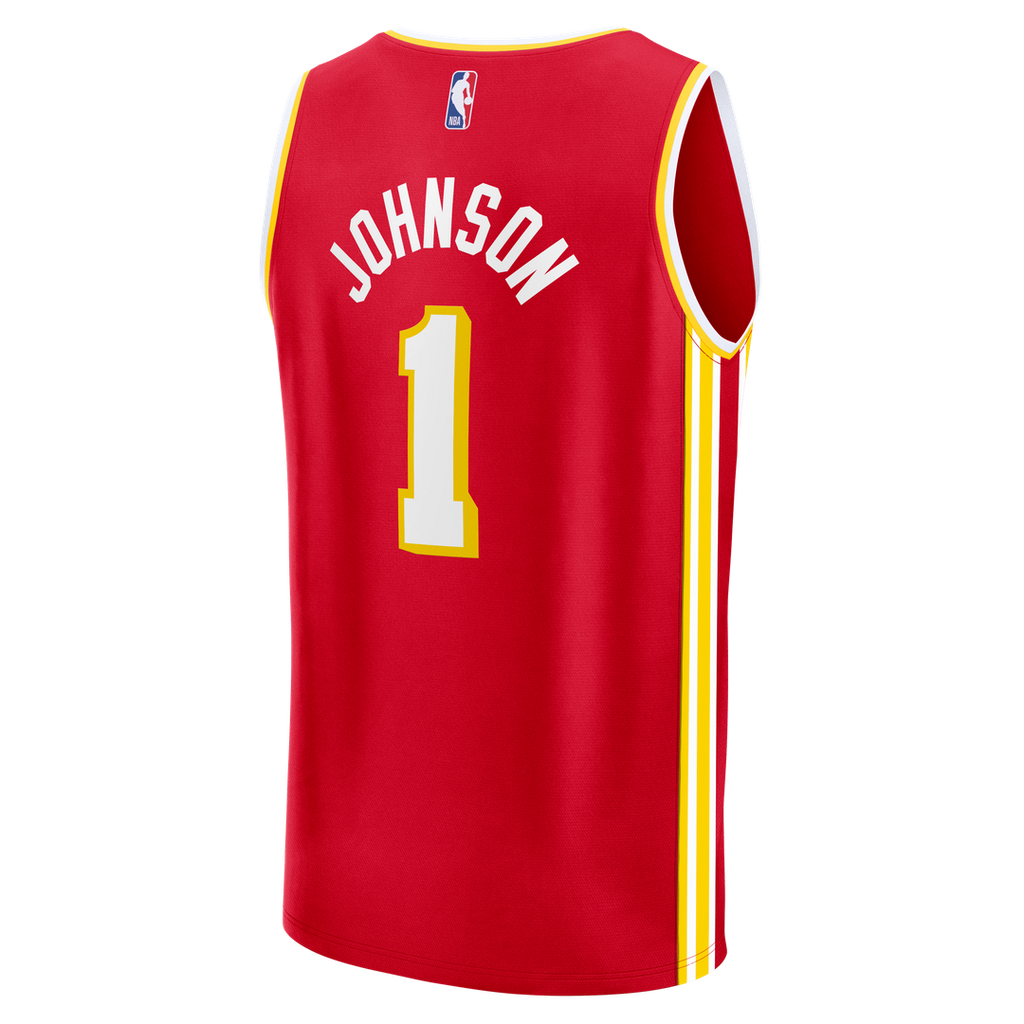Atlanta Hawks Jalen Johnson Fanatics Youth Fast Break Jersey - Icon Edition - Red