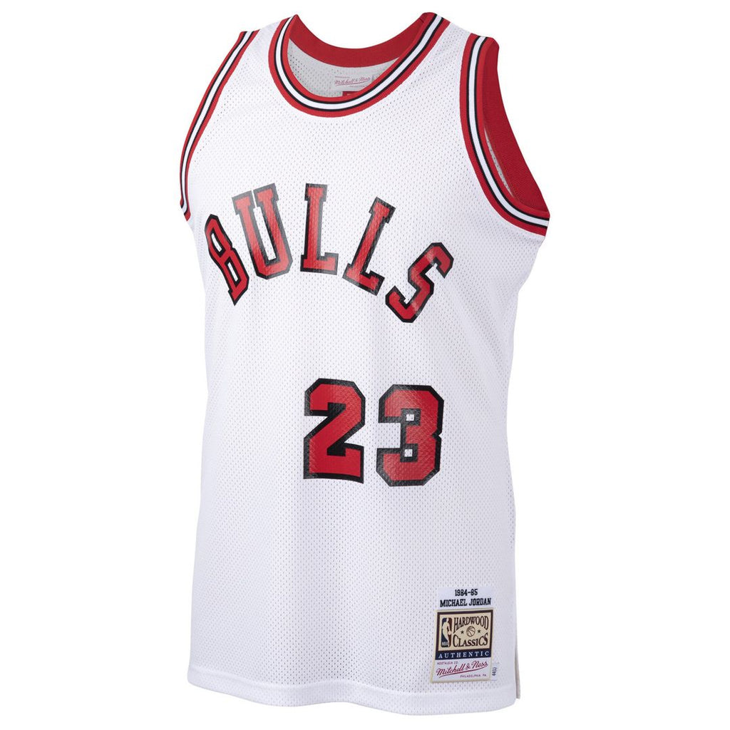 Chicago Bulls Michael Jordan Mitchell & Ness 1984/85 Hardwood Classics Rookie Authentic Jersey - White
