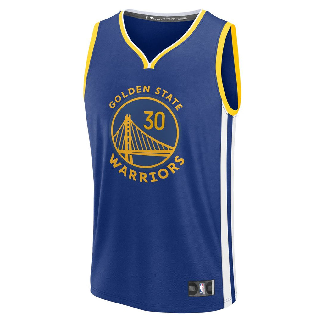 Golden State Warriors Stephen Curry Fanatics Youth Fast Break Replica Player Jersey - Icon Edition - Royal