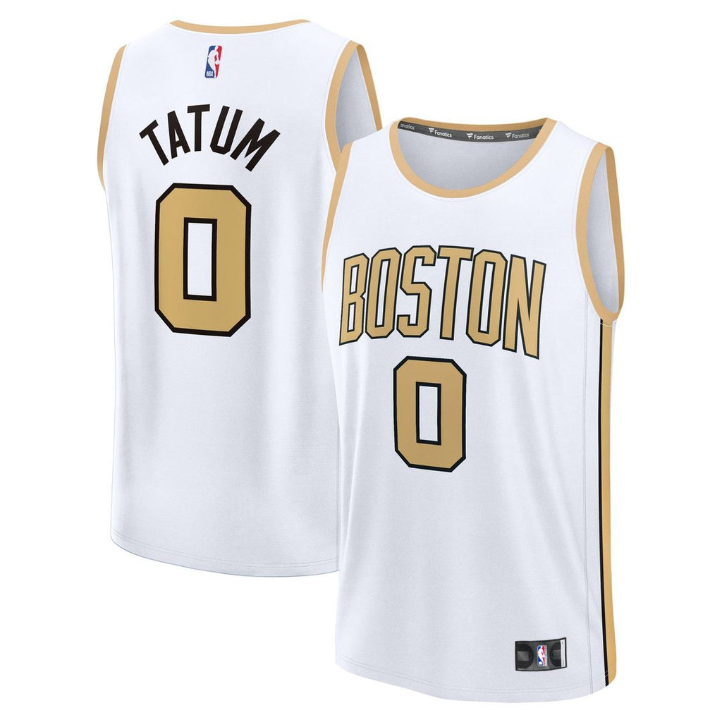 Boston Celtics Jayson Tatum Fanatics 2025/26 City Edition Fast Break Jersey - White