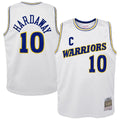 Golden State Warriors Tim Hardaway Mitchell & Ness Youth 1990 - 91 Hardwood Classics Swingman Throwback Home Jersey - White