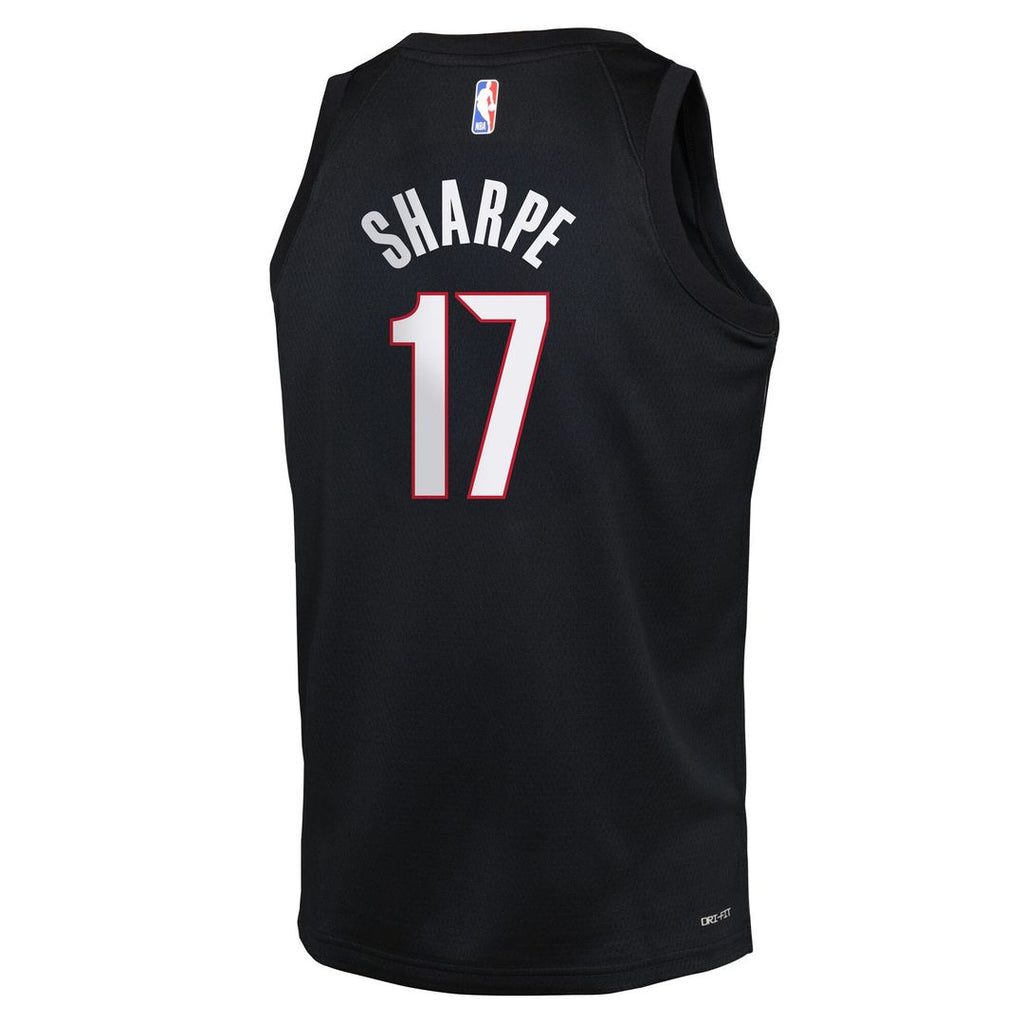 Portland Trail Blazers Shaedon Sharpe Nike Youth Icon Edition Swingman Jersey - Black