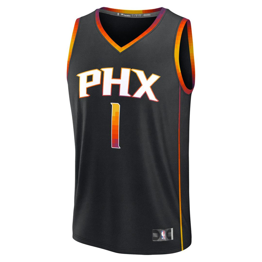 Phoenix Suns Devin Booker Fanatics Youth Fast Break Replica Player Jersey - Statement Edition - Black
